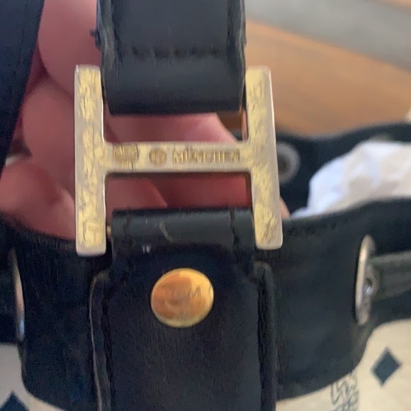 MCM Visetos Coated Canvas Drawstring ShoulderBag - Picture 11 of 16